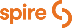 The image displays the word "spire" in orange lowercase letters, with a stylized double "S" shape to the right, evoking innovation and flexibility—qualities often sought in modern financing options.